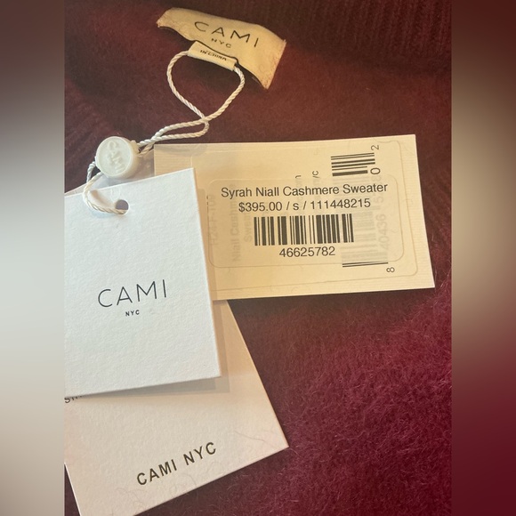 Cami NYC Syrah Niall Cashmere Sweater - NWT! - Picture 6 of 6